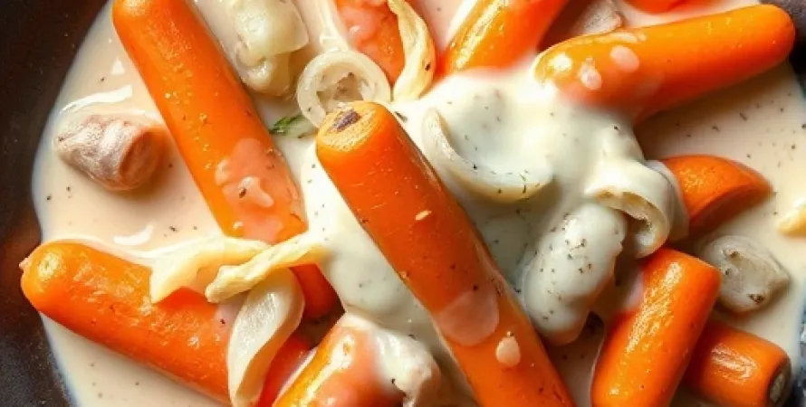 Carottes crème et saveur