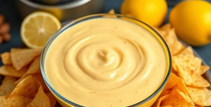 Sauce végane de fromage pour nachos