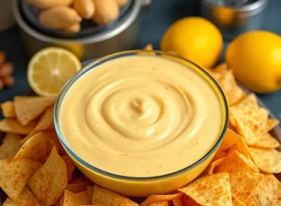 Sauce végane de fromage pour nachos