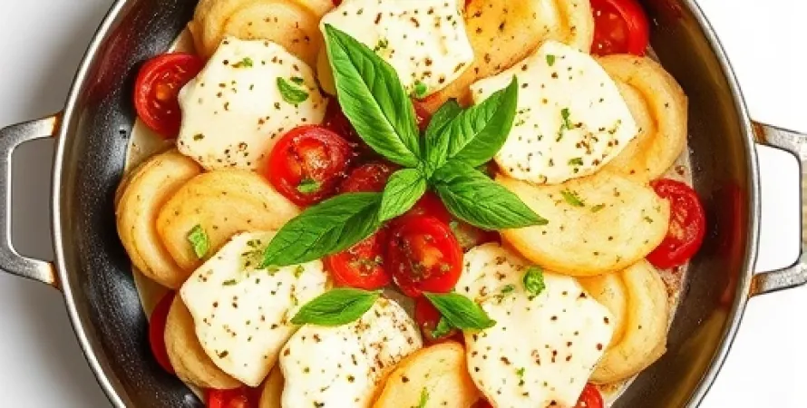 Pâtes au fromage et tomates