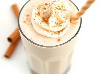 Shake au lait et à la vanille