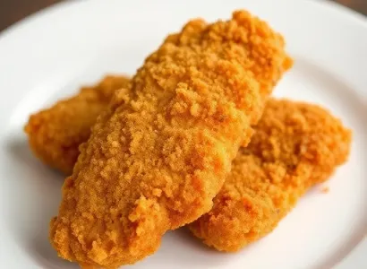 Escalopes de poulet panées