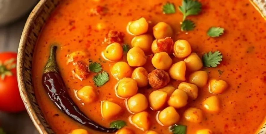 Potage de pois chiches fumé