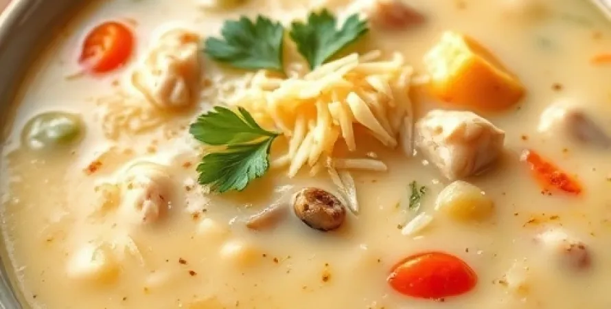 Soupe de fromage suisse et légumes
