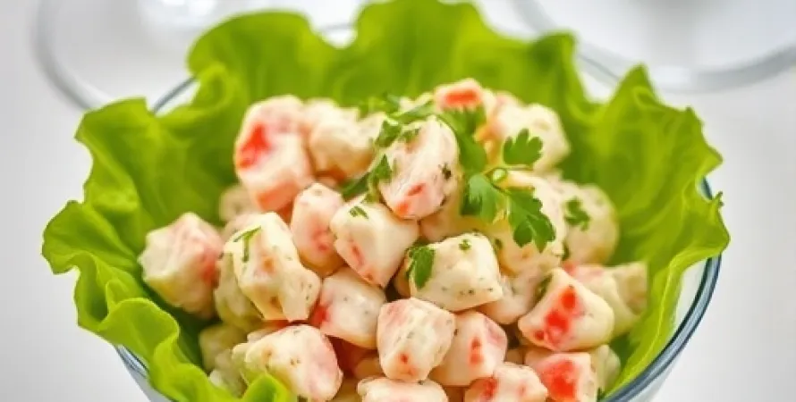 Salade de crabe