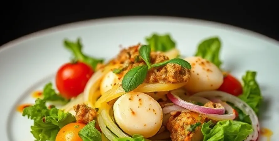 Salade de concombre et tomate au yahourt
