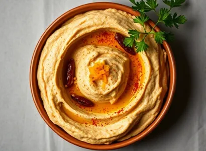 Hummus aux pois chiches et épices