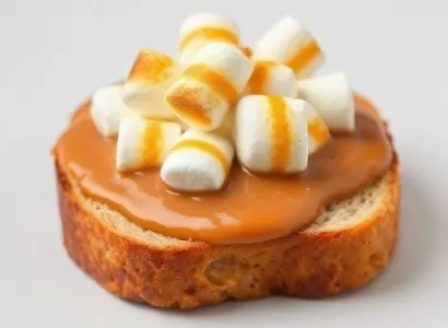 Tartinade au beurre d'arachide et crème de guimauve
