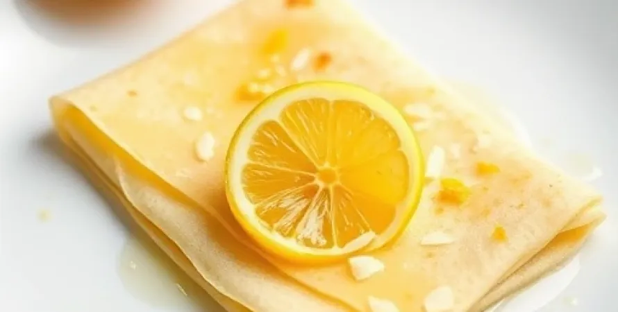 Crepes au citron véganes