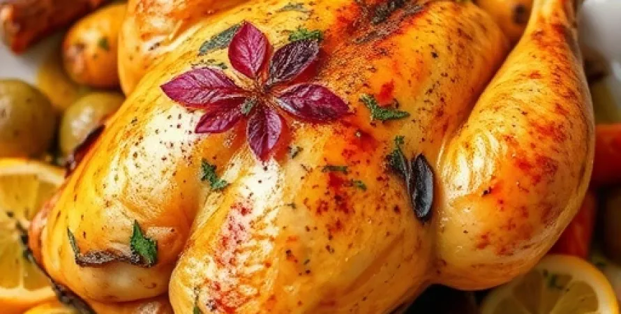 Poulet rôti au style portugais