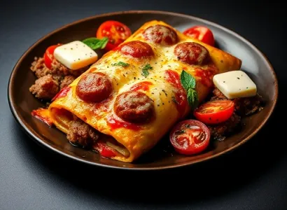 Lasagnes aux saucisses italiennes