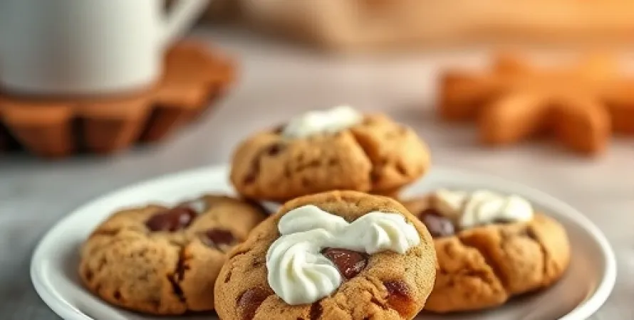Cookies aux crème fraiche