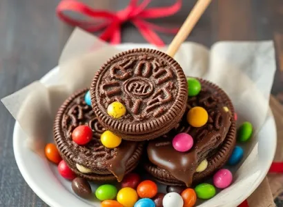 Biscuits Oreo enrobés de chocolat