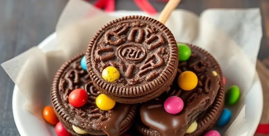 Biscuits Oreo enrobés de chocolat
