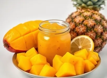 Confiture de mangue et ananas