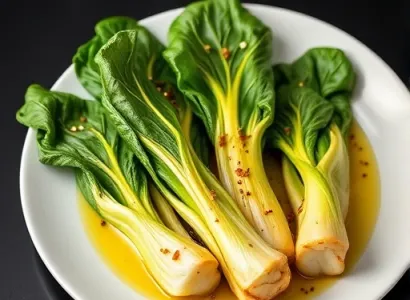 Bok choy roti au four
