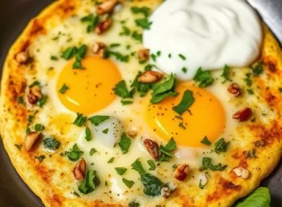Omelette aux herbes du Moyen-Orient