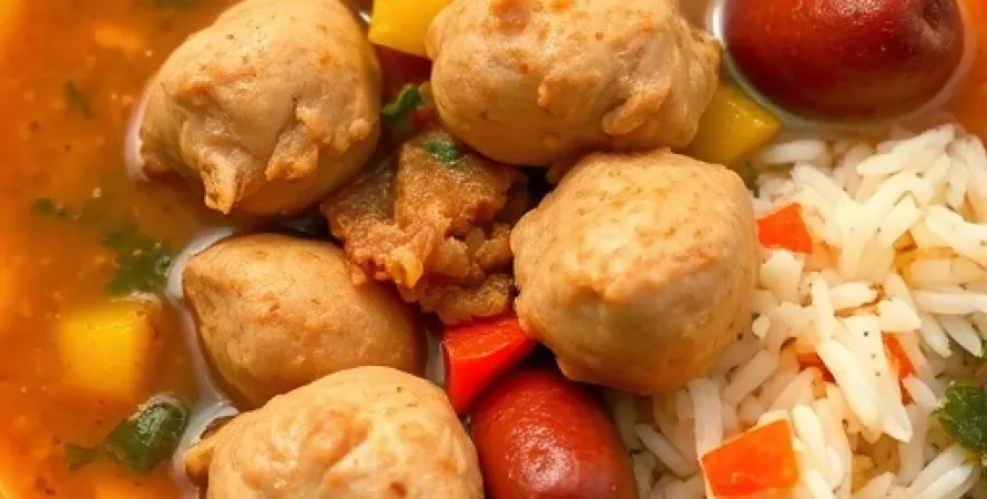 Gumbo de poulet et saucisses