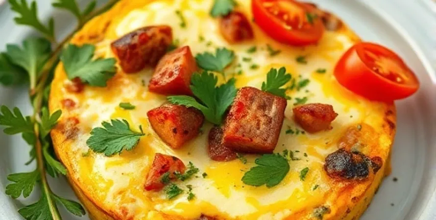 Frittata au porc