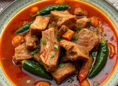 Daube de porc aux chiles