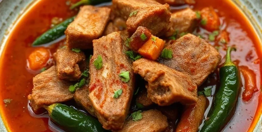 Daube de porc aux chiles