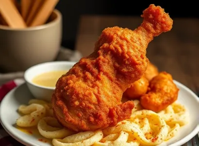 Poulet frit à la mode Popeye