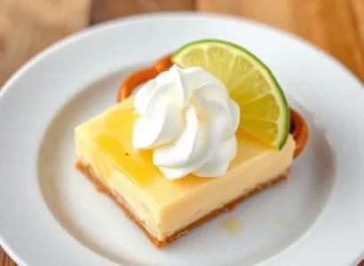 Tarte au lait condensé et au citron vert