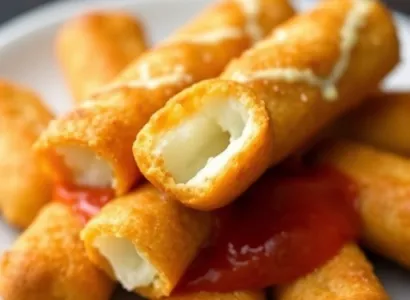 Bâtonnets de fromage à la mozzarella