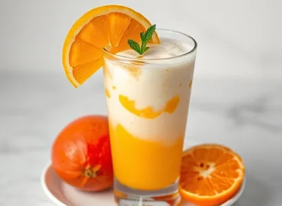 Lassi mangue et orange