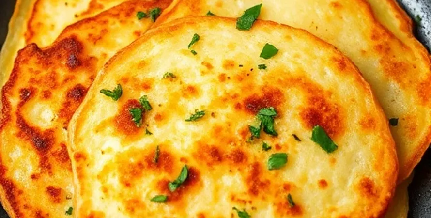 Galettes de pommes de terre aux herbes