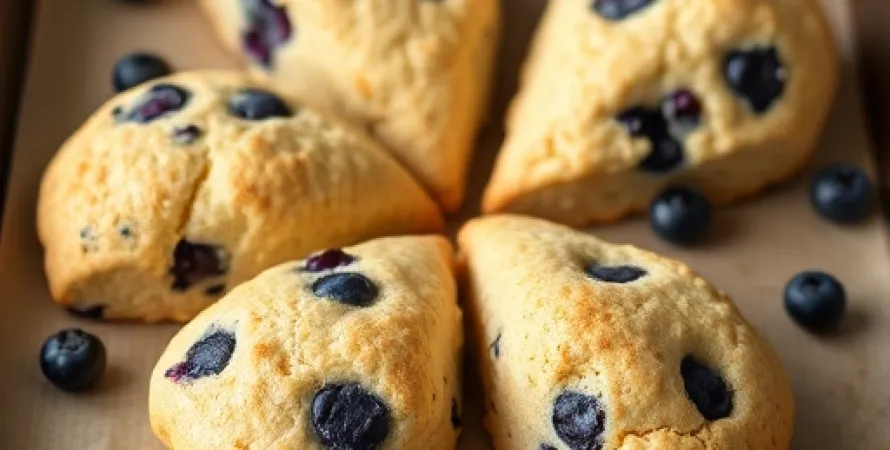 Scones anglais aux bleuets
