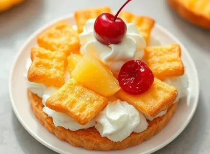 Biscuit crémeux à l'ananas