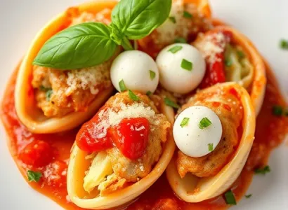 Coquilles au turc et artichaut