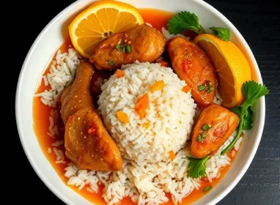 Poulet au sauce d'orange