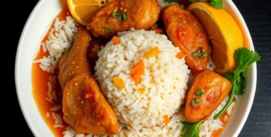 Poulet au sauce d'orange