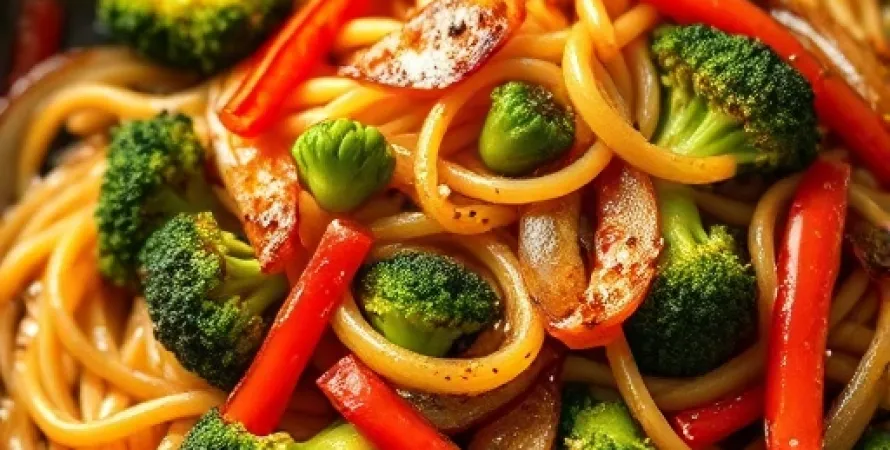 Pâtes Yakisoba aux Légumes