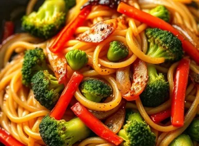 Pâtes Yakisoba aux Légumes
