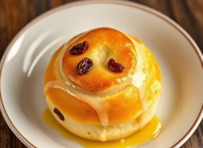 Buns de Sainte Lucie au safran