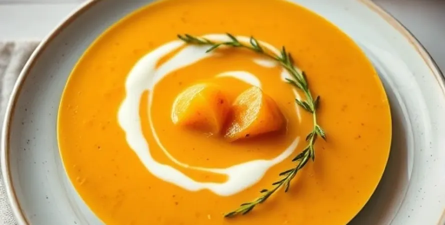 Soupe de carottes au curry