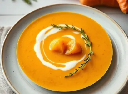 Soupe de carottes au curry