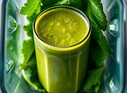 Smoothie vert équilibré
