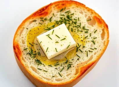 Pain français aux herbes