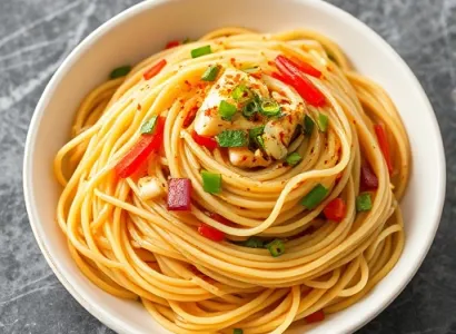 Salade de spaghettis asiatique
