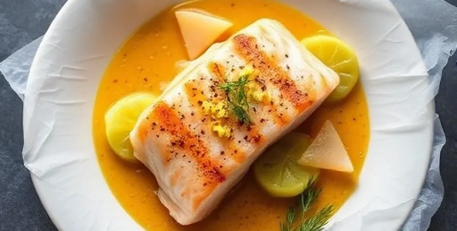 Saumon au moutard de Dijon