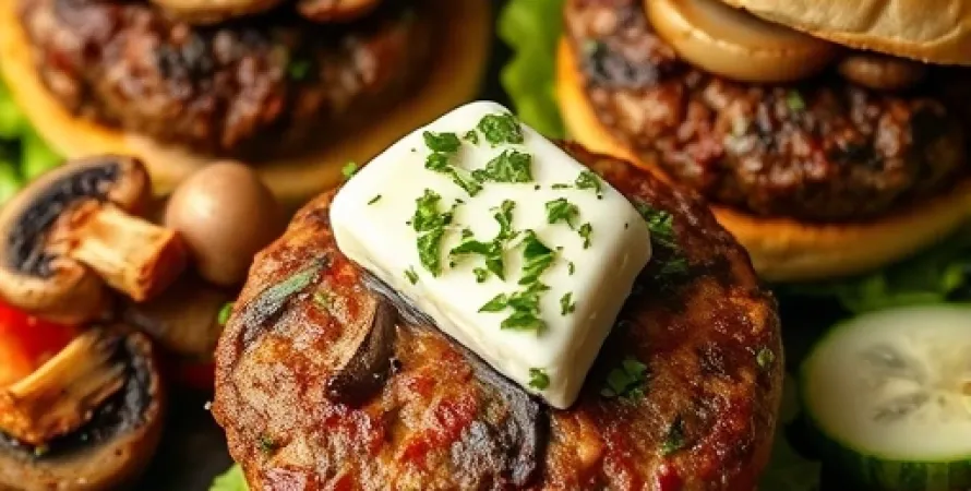 Burgers de mouton au fromage de chèvre