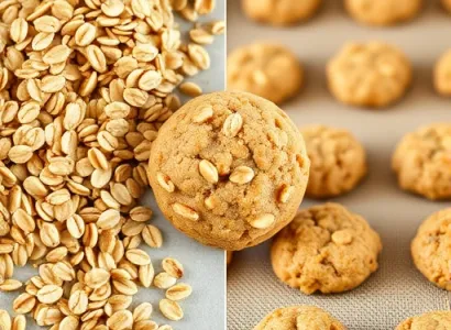 Cookies à l'avoine et à la vanille
