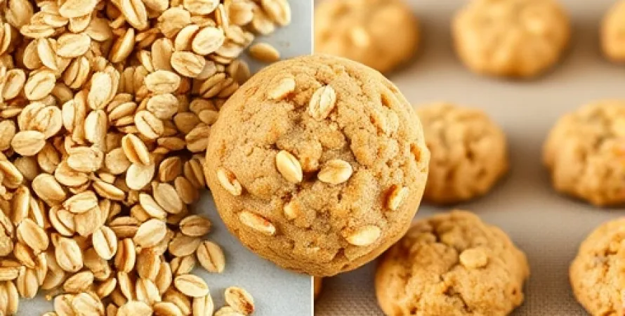 Cookies à l'avoine et à la vanille