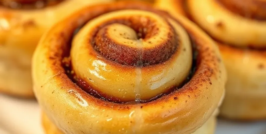 Rouleaux de cannelle à la maison