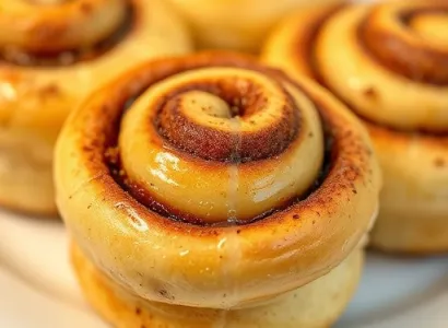 Rouleaux de cannelle à la maison