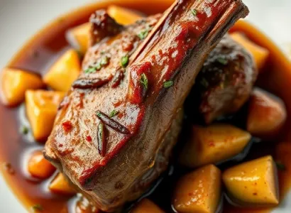 Queue de boeuf braisée